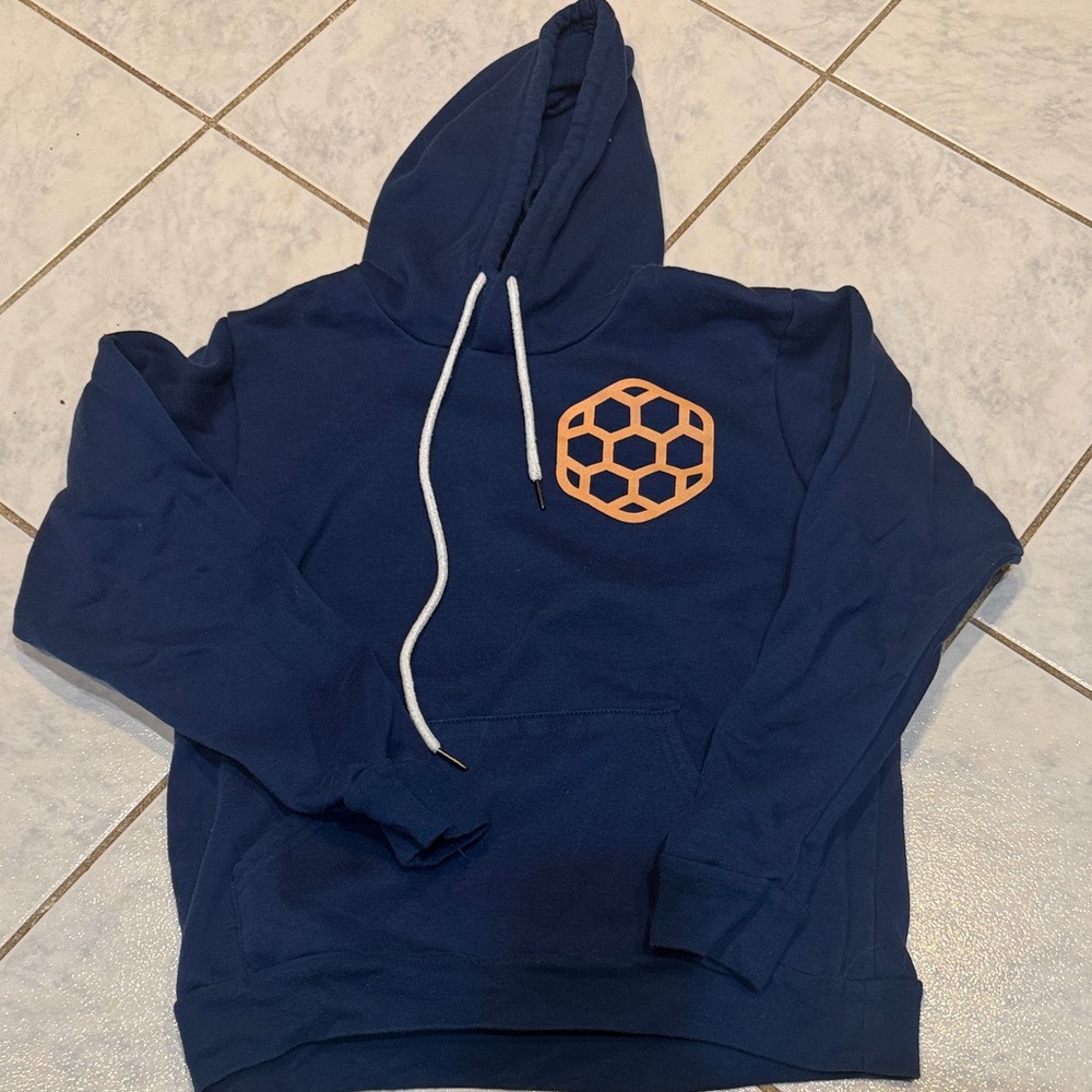 Navy Blue Soccer Hoodie
